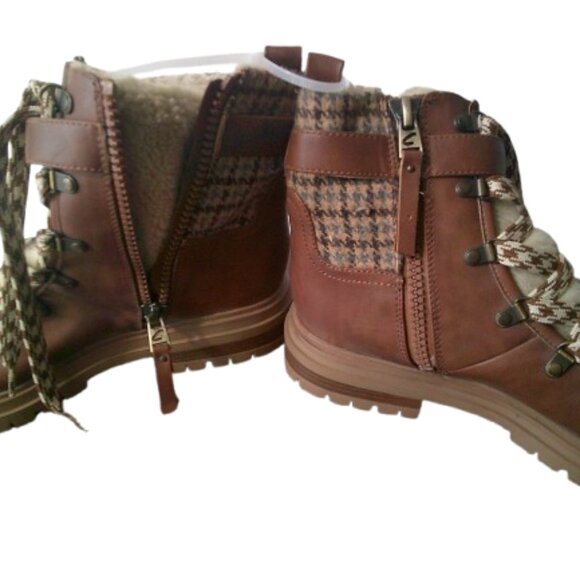 Circus by Sam Edelman Gretchen Hiker Boots (Dark Golden Caramel) Womens Size 12M - Picture 6 of 8